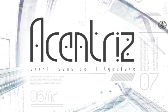 Acentriz: A Modern Display Font for Creative Impact