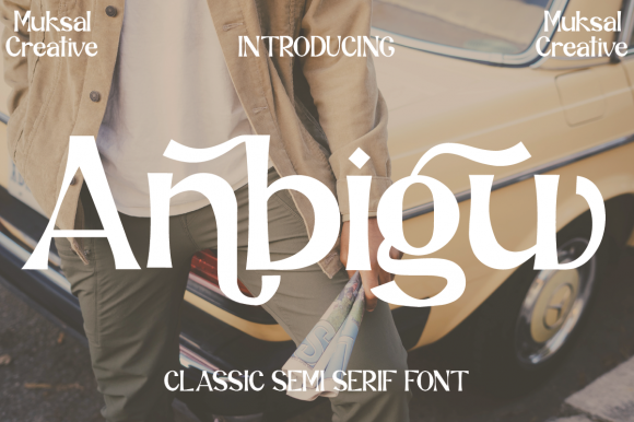 Anbigu: A Trendy Display Font for Creative Projects