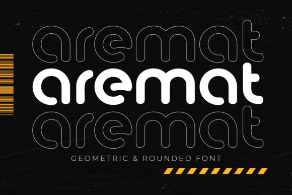 Aremat: A Modern Display Font
