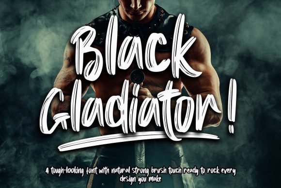 Black Gladiator: A Bold Display Font