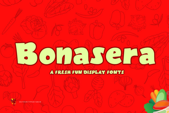 Bonasera: A Playful Typeface for Creative Projects