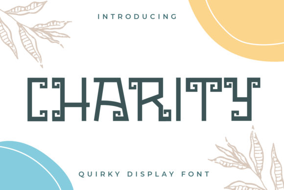 Charity Font for Editorial Design