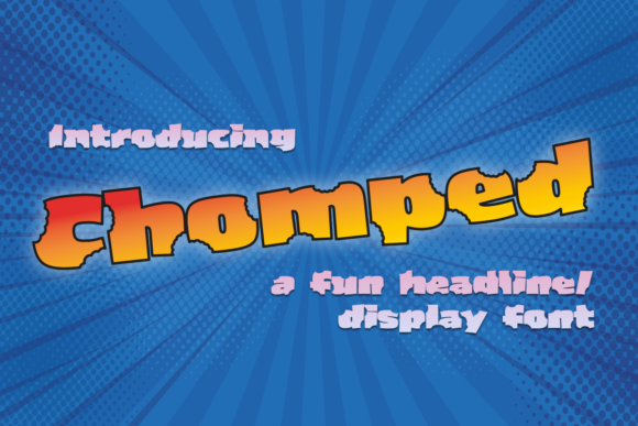 Chomped Font: Bold and Playful