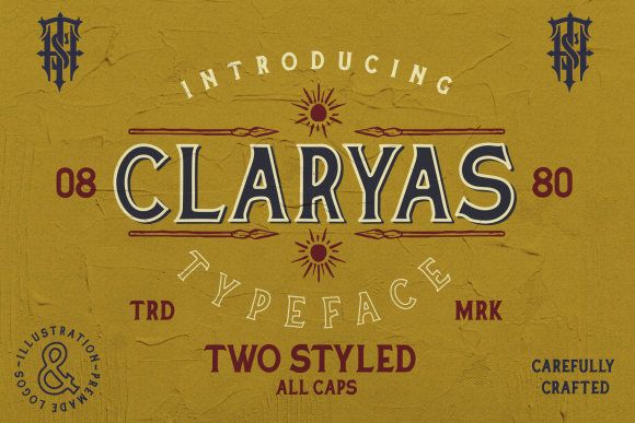 Claryas: A Bold Display Font