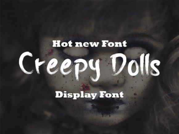Creepy Dolls: A Spooky Display Font