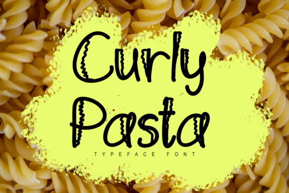 Curly Pasta: A Bold Display Font