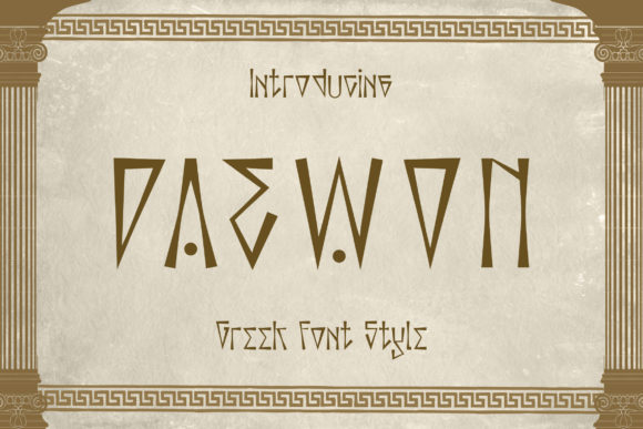 Daewon Font: Elegant Display for Editorial Design