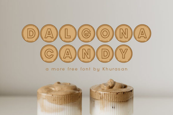 Dalgona Candy: A Cool Font for Creative Projects