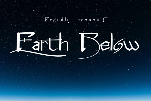 Earth Below: A Modern Typeface for Elegant Design