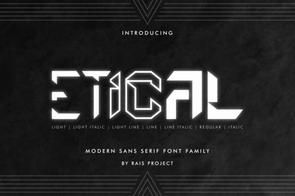 Etical: A Bold Display Font for Web Design
