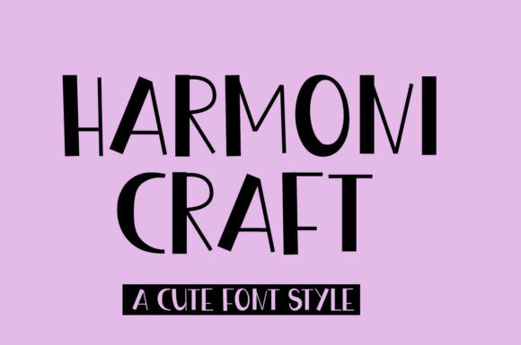 Harmony Craft: A Font That Speaks Volumes