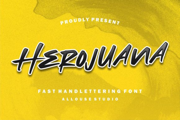Herojuana: A Bold Display Font for Web Design
