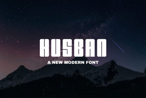 Husban: A Bold Display Font