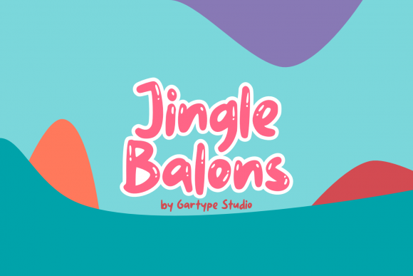 Jingle Balons Font: Bold and Bright