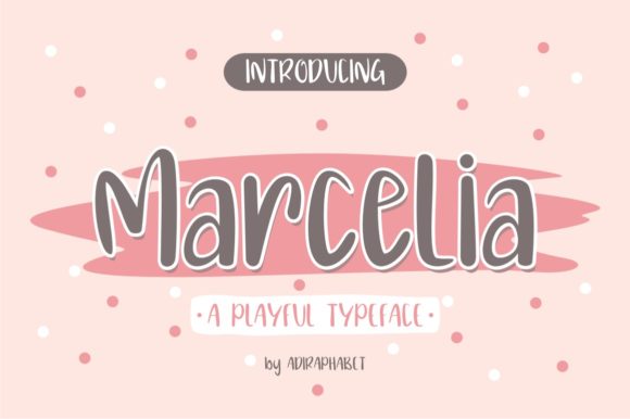 Marcelia: A Playful Display Font