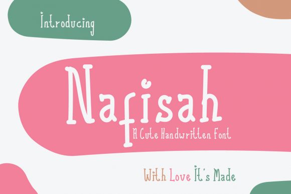Nafisah: A Sweet Display Font for Web Design