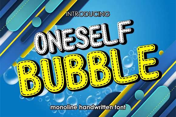 Oneself Bubble: A Playful Font for Web Design