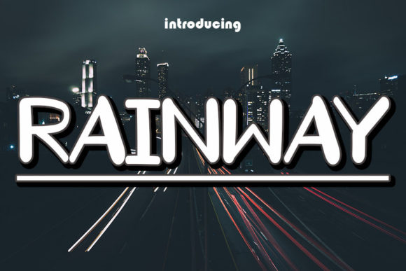 Rainway: A Bold Display Font for Web Design