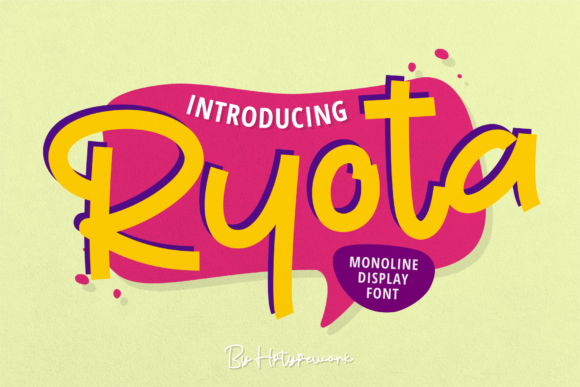 Ryota: A Modern Display Font for Creative Projects