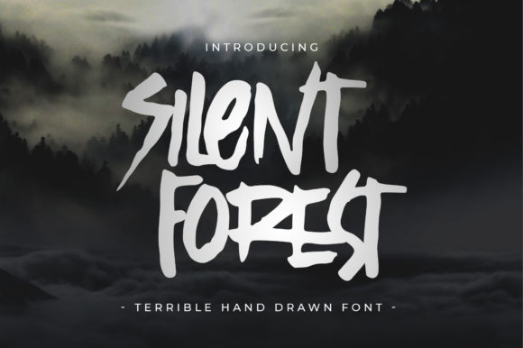 Silent Forest Font for Creative Projects
