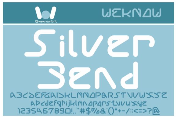 Silver Bend Font for Business