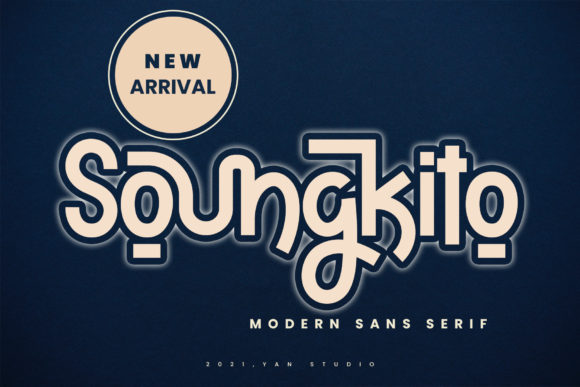 Soungkito: Vintage Display Font for Creative Projects