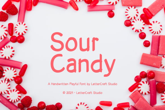 Sour Candy Font for Bold Design