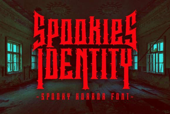 Spookies Identity: A Spooky Display Font