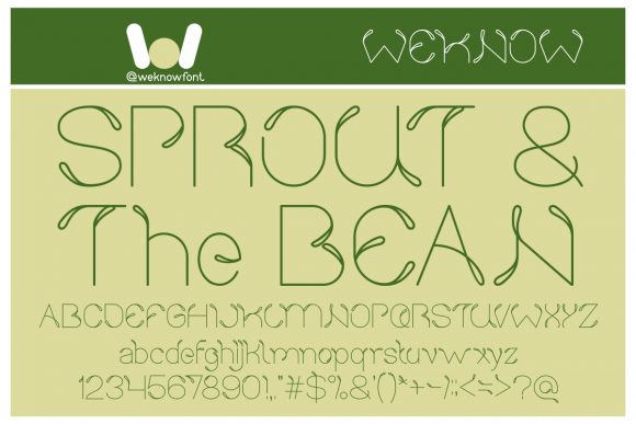 Sprout and the Bean Font