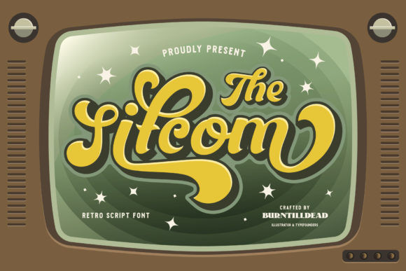 The Sitcom: A Bold Display Font for Stylish Branding