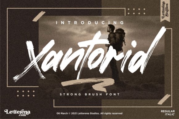 Xantorid: A Bold Display Font for Digital Marketing