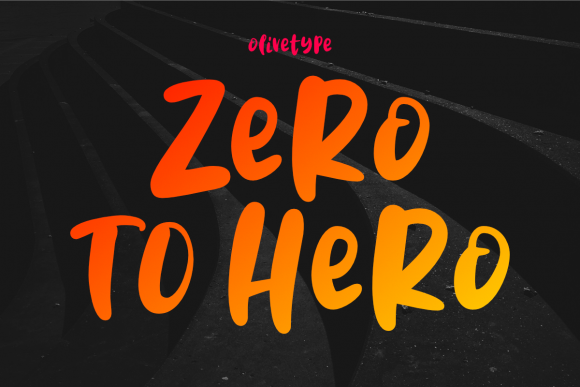 Zero to Hero Font for Bold Campaigns